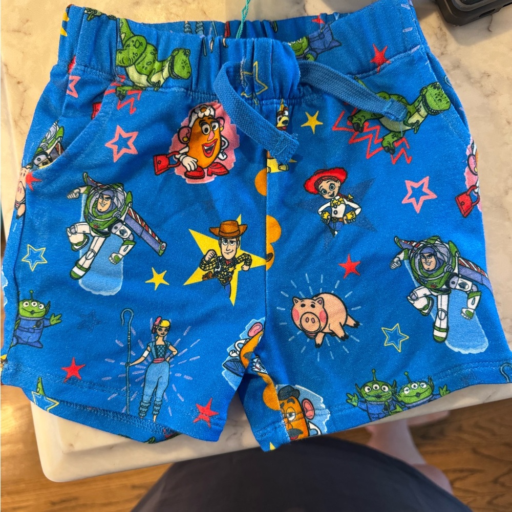 Brand new with tags posh peanut Toy Story shorts